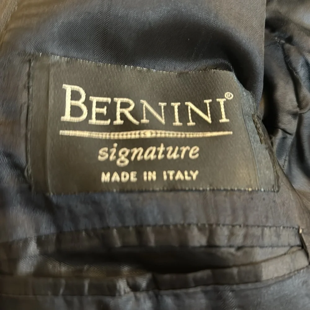 Bernini Signature Super‎ 100’s wool charcoal 4 button blazer